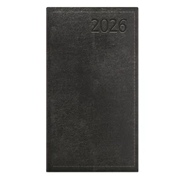 Zsebnaptár 2026 heti álló TOPTIMER Traditional T035 fehér lapos fekete