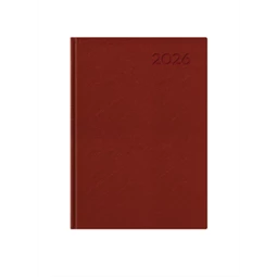 Zsebnaptár 2026 mini heti TOPTIMER Economic 8,8x12cm E031 bordó