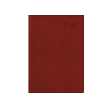 Zsebnaptár 2026 mini heti TOPTIMER Economic 8,8x12cm E031 bordó