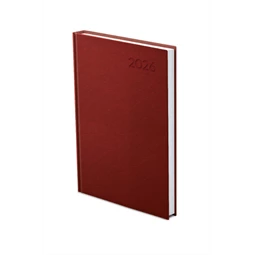 Zsebnaptár 2026 mini heti TOPTIMER Economic 8,8x12cm E031 bordó