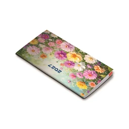 Zsebnaptár 2027 REAL Zsebirka 8011-51, Rét 80 x 150mm, 2 heti beosztású, 64 oldalas