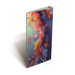 Zsebnaptár 2027 REAL Zsebirka 8011-56, Színek 80 x 150mm, 2 heti beosztású, 64 oldalas