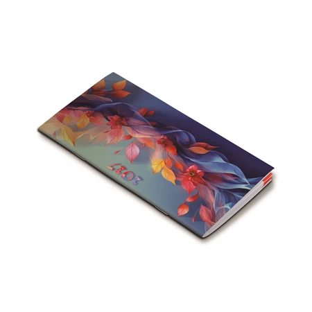 Zsebnaptár 2027 REAL Zsebirka 8011-56, Színek 80 x 150mm, 2 heti beosztású, 64 oldalas