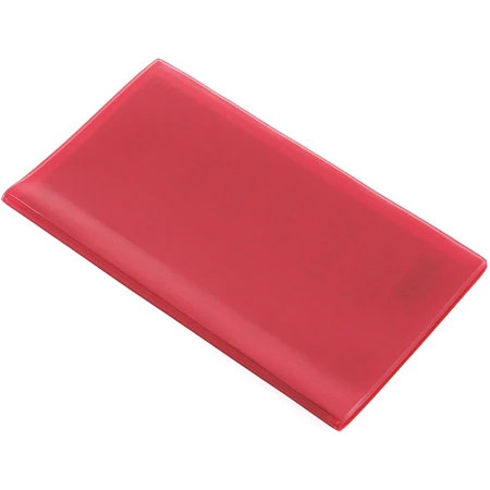 Zsebnaptár 2027 REAL leporelló bordó 75 x 145mm PVC 24 oldalas