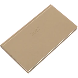 Zsebnaptár 2027 fekvő REAL Standard 5711-04  drapp