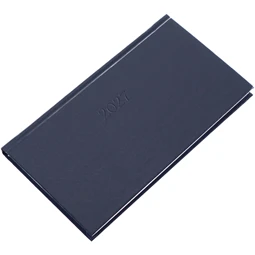 Zsebnaptár 2027 fekvő REAL Standard 5711-04  kék