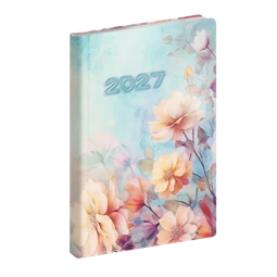 Zsebnaptár 2027 heti B/6 REAL Fiestina Light 5411-74 Akvarell