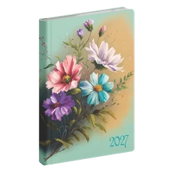 Zsebnaptár 2027 heti B/6 REAL Fiestina Light 5411-75 Vintage