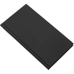 Zsebnaptár 2027 heti álló 9x16,5cm REAL Standard 5811-01 fekete