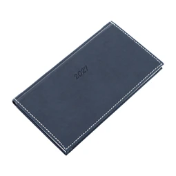 Zsebnaptár 2027 heti fekvő 9x16,5cm REAL Bolero 5712-14, kék