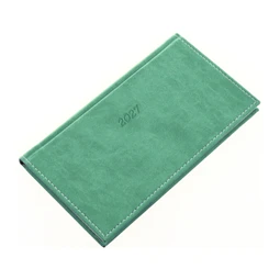 Zsebnaptár 2027 heti fekvő 9x16,5cm REAL Bolero 5712-48 világoszöld