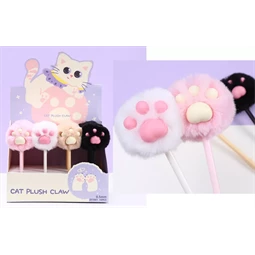 Zseléstoll Mancs kupakos, 0,5mm, pom-pomos vegyes szinben, 1db