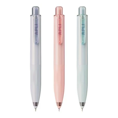 Zseléstoll Mini APLI Pocket Gel 0,5 mm, vegyes pasztell színek, nyomógombos