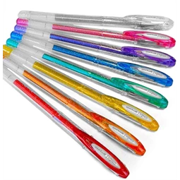 Zseléstoll UNI UM-120SM csillámos tinta, víz- és UV álló, kék