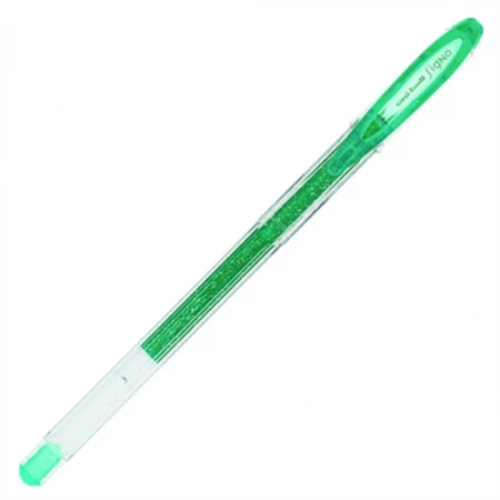 Zseléstoll UNI UM-120SM csillámos tinta, víz- és UV álló, zöld