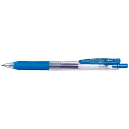 Zseléstoll ZEBRA Sarasa Clip, 0,7 nyomógombos, kobalt kék, golyóátmérője 0,7 mm