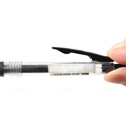 Zseléstoll ZEBRA Sarasa Clip, 0,5 nyomógombos, fekete, golyóátmérője 0,5 mm, írásvastagság 0,33 mm