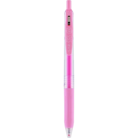 Zseléstoll ZEBRA Sarasa Clip, 0,5 nyomógombos, light pink, golyóátmérője 0,7 mm