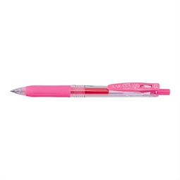 Zseléstoll ZEBRA Sarasa Clip, 0,5 nyomógombos, pink, golyóátmérője 0,5 mm, írásvastagság 0,33 mm