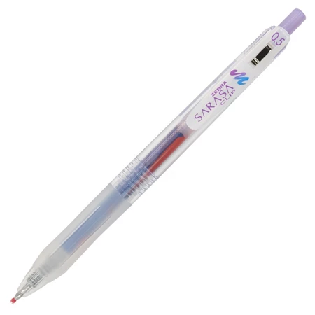 Zseléstoll ZEBRA Sarasa Clip Marble 0,5 áfonya színű tinta