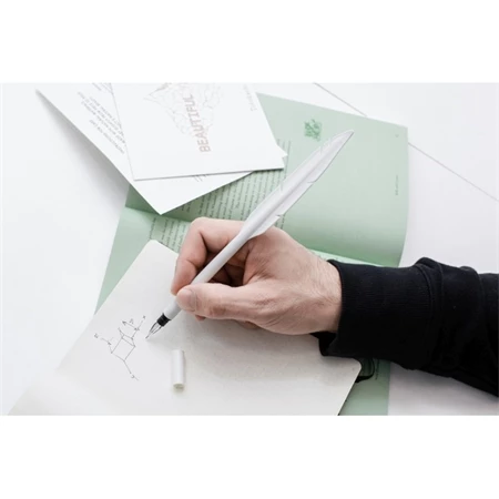 Zseléstoll madártoll forma fehér és fekete szinben, szin nem választható, írászin: fekete