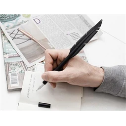 Zseléstoll madártoll forma fehér és fekete szinben, szin nem választható, írászin: fekete