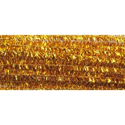 Zsenília szál 6mm-es 30cm 10db/csomag arany