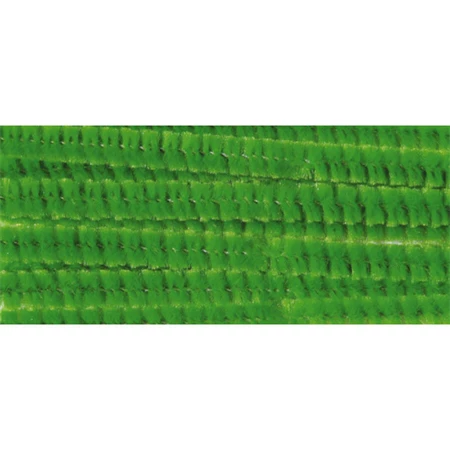 Zsenília szál 6mm-es 30cm 10db/csomag zöld
