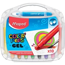 Zsírkréta 10db-os MAPED Color`Peps GEL kitekerhető