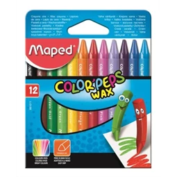 Zsírkréta 12db-os MAPED Color`Peps Wax