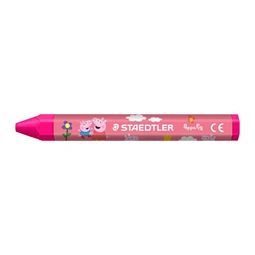 Zsírkréta 12db-os STAEDTLER „Noris® junior 224”,hatszögletű, jumbo, Peppa malac, 12 szín