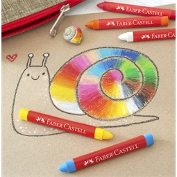 Zsírkréta 12db-os Faber-Castell háromszög alakú test