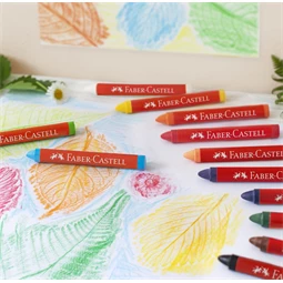 Zsírkréta 12db-os Faber-Castell háromszög alakú test
