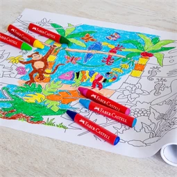 Zsírkréta 12db-os Faber-Castell Jumbo vastag