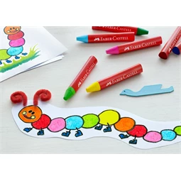 Zsírkréta 12db-os Faber-Castell Jumbo vastag