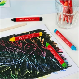 Zsírkréta 12db-os Faber-Castell Jumbo vastag