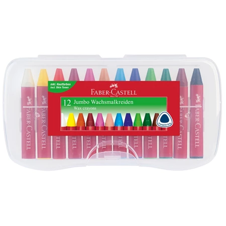 Zsírkréta 12db-os Faber-Castell Jumbo vastag