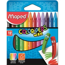 Zsírkréta 12db-os MAPED Color`Peps Wax