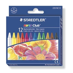 Zsírkréta 12db-os STAEDTLER Noris Club 8mm vastag