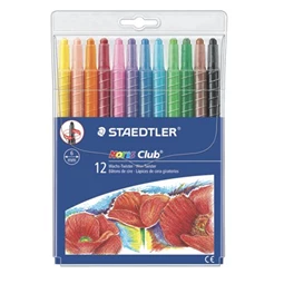 Zsírkréta 12db-os STAEDTLER Noris Club csavarós 6mm-es hegy