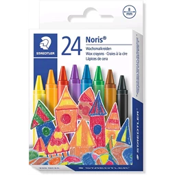 Zsírkréta 24db-os STAEDTLER Noris Club 8mm vastag hegy