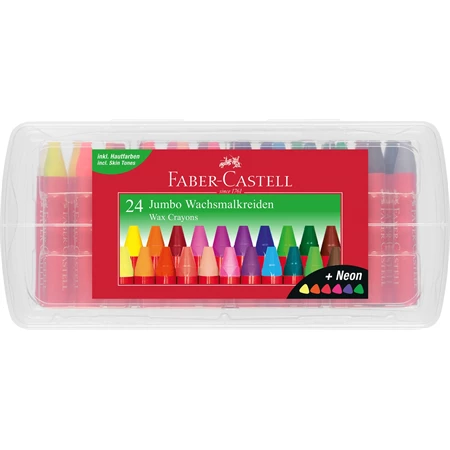 Zsírkréta 24db-os Faber-Castell Jumbo vastag