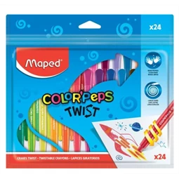 Zsírkréta 24db-os MAPED Color`Peps kitekerhető