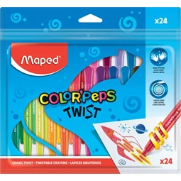 Zsírkréta 24db-os MAPED Color`Peps kitekerhető