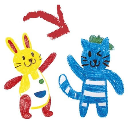 Zsírkréta 4db-os Faber-Castell  marokkréta kicsiknek
