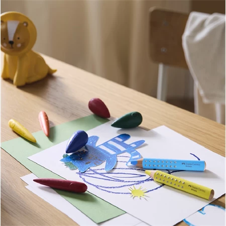 Zsírkréta 6db-os Faber-Castell  marokkréta kicsiknek