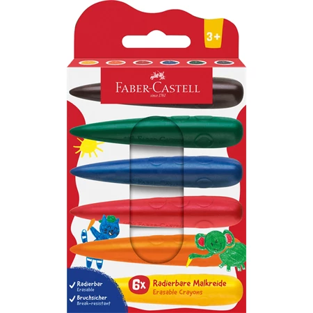 Zsírkréta 6db-os Faber-Castell  marokkréta kicsiknek