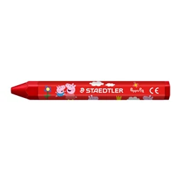 Zsírkréta 6db-os STAEDTLER „Noris® junior 224” hatszögletű, jumbo,  Peppa malac minta, 6 szín