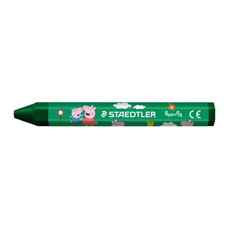 Zsírkréta 6db-os STAEDTLER „Noris® junior 224” hatszögletű, jumbo,  Peppa malac minta, 6 szín