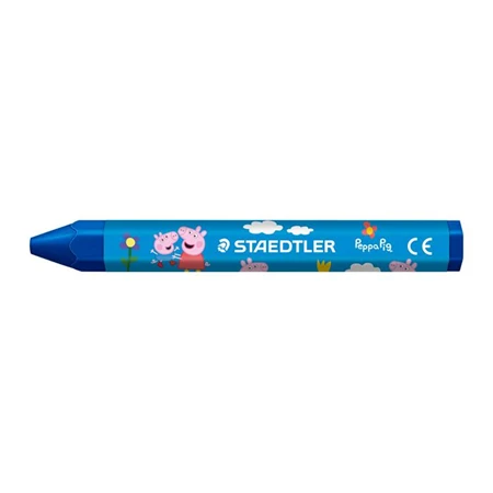 Zsírkréta 6db-os STAEDTLER „Noris® junior 224” hatszögletű, jumbo,  Peppa malac minta, 6 szín